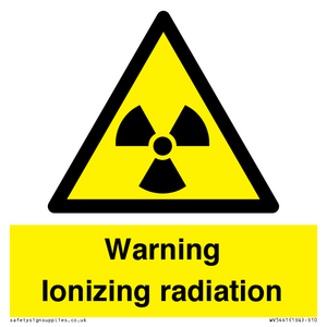 Warning Ionizing radiation